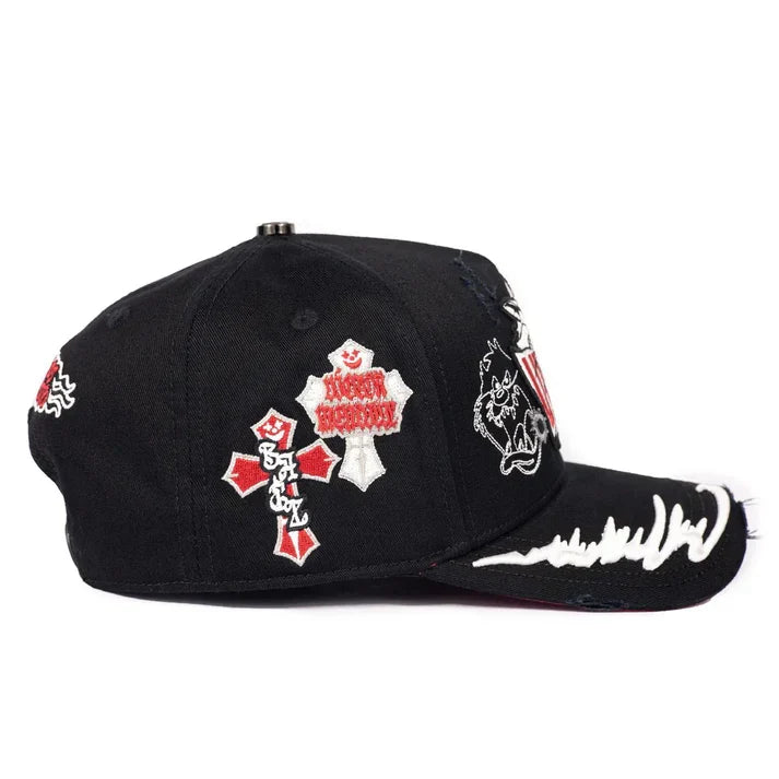 Gorra Baez x Víctor Mendívil Taz vista lateral