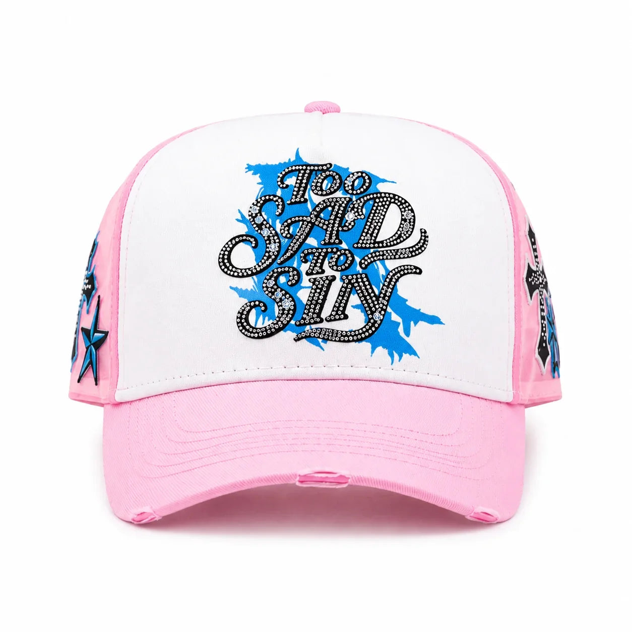 Gorra Rude x Sad Boyz Friends and Family Too Sad To Sin rosa preventa