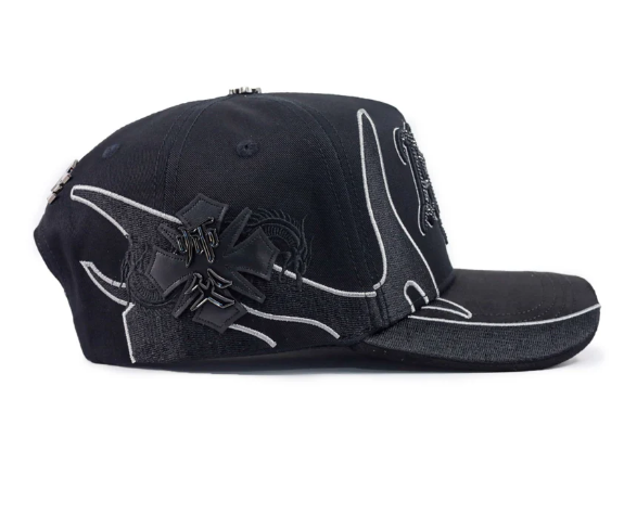 Gorra Baez x Shifu 2.0 ABZ Total Black detalle