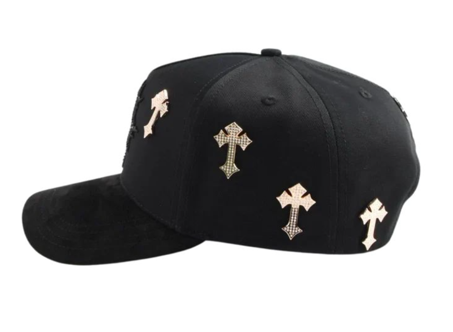 Gorra Barbas Hats B Chrome 2.0 24k Rose Gold detalle