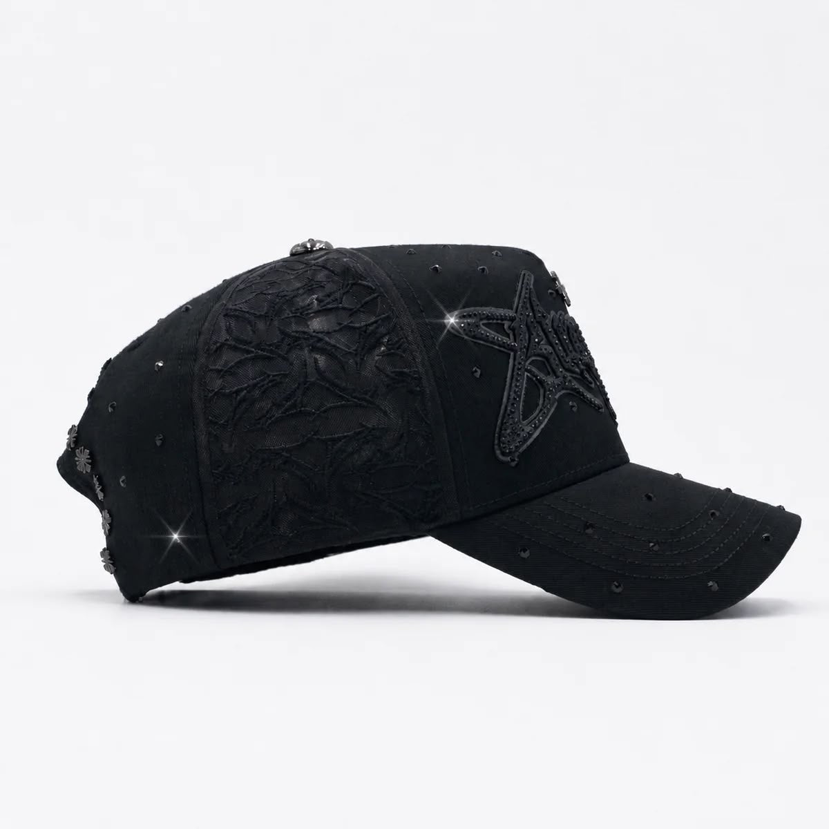 Gorra Baez x 31 Hats Buzy One Total Black detalle