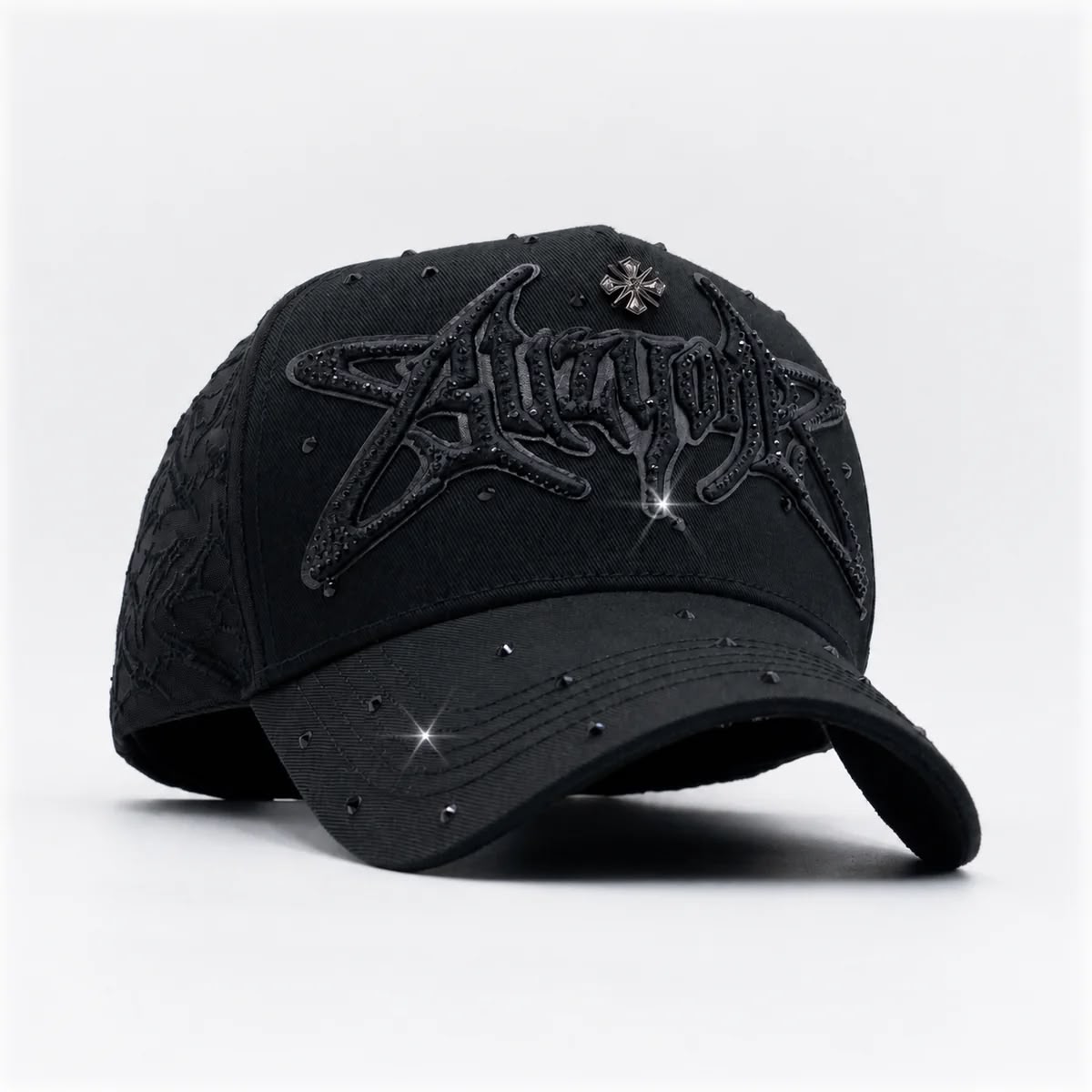 Gorra Baez x 31 Hats Buzy One Total Black vista lateral